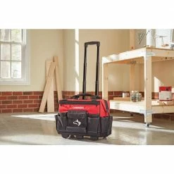 Husky 18 in. 18 Pocket Rolling Tool Bag -ToolHub Shop red black husky tool bags hd65018 th 31 1000