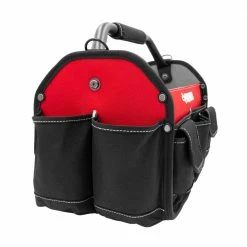 Husky 17 in. 18 Pocket Open Top Tool Bag -ToolHub Shop red black husky tool bags hd70017 th 40 1000