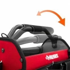 Husky 17 in. 18 Pocket Open Top Tool Bag -ToolHub Shop red black husky tool bags hd70017 th 4f 1000