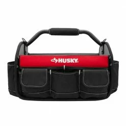 Husky 17 in. 18 Pocket Open Top Tool Bag