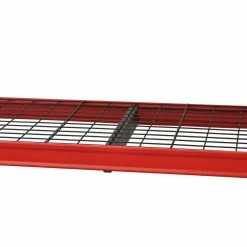 Husky 3-Tier Heavy Duty Industrial Welded Steel Garage Storage Shelving Unit in Red (65 in. W x 54 in. H x 24 in. D) -ToolHub Shop red husky freestanding shelving units hbr652454w3 r d4 1000