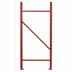 Husky 3-Tier Heavy Duty Industrial Welded Steel Garage Storage Shelving Unit in Red (65 in. W x 54 in. H x 24 in. D) -ToolHub Shop red husky freestanding shelving units hbr652454w3 r fa 1000
