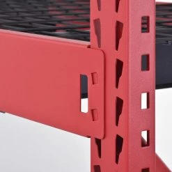 Husky 4-Tier Industrial Duty Steel Freestanding Garage Storage Shelving Unit in Red (77 in. W x 78 in. H x 24 in. D) 25 Husky 4-Tier Industrial Duty Steel Freestanding Garage Storage Shelving Unit in Red (77 in. W x 78 in. H x 24 in. D) -ToolHub Shop red husky freestanding shelving units n2w772478w4r 1f 1000