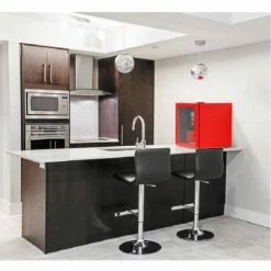 Husky 1.5 Cu. ft. 40-Can Glass Door Freestanding Countertop Quiet Mini Fridge with Reversible Door without Freezer (Red) -ToolHub Shop red husky mini fridges osfg010 rm 44 1000