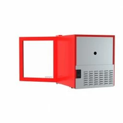 Husky 1.5 Cu. ft. 40-Can Glass Door Freestanding Countertop Quiet Mini Fridge with Reversible Door without Freezer (Red) -ToolHub Shop red husky mini fridges osfg010 rm 66 1000