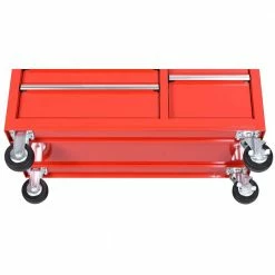 Husky 42 in. W x 18.1 in. D 8-Drawer Red Mobile Workbench Cabinet with Solid Wood Top 18 Husky 42 in. W x 18.1 in. D 8-Drawer Red Mobile Workbench Cabinet with Solid Wood Top -ToolHub Shop red husky mobile workbenches h42mwc8red 1d 1000