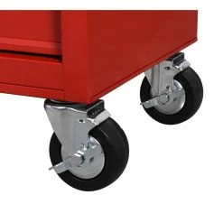 Husky 42 in. W x 18.1 in. D 8-Drawer Red Mobile Workbench Cabinet with Solid Wood Top 21 Husky 42 in. W x 18.1 in. D 8-Drawer Red Mobile Workbench Cabinet with Solid Wood Top -ToolHub Shop red husky mobile workbenches h42mwc8red c3 1000