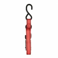 Husky 10 ft. x 1 in. Cam Buckle Tie-Down (Red) Straps with S Hook (4-Pack) -ToolHub Shop reds pinks husky cam buckle lashing straps fh0898t 77 1000