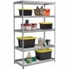 Husky 5-Tier Heavy Duty Steel Garage Storage Shelving Unit in Silver (48 in. W x 78 in. H x 24 in. D) 2 Husky 5-Tier Heavy Duty Steel Garage Storage Shelving Unit in Silver (48 in. W x 78 in. H x 24 in. D) -ToolHub Shop silver husky freestanding shelving units mr482478w5 64 1000