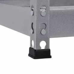 Husky 5-Tier Heavy Duty Steel Garage Storage Shelving Unit in Silver (48 in. W x 78 in. H x 24 in. D) 29 Husky 5-Tier Heavy Duty Steel Garage Storage Shelving Unit in Silver (48 in. W x 78 in. H x 24 in. D) -ToolHub Shop silver husky freestanding shelving units mr482478w5 76 1000