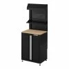Husky 3-Piece Ready-to-Assemble Steel Garage Workstation in Black (26.6 in. W x 69.5 in. H x 19.5 in. D) 2 Husky 3-Piece Ready-to-Assemble Steel Garage Workstation in Black (26.6 in. W x 69.5 in. H x 19.5 in. D) -ToolHub Shop smooth glossy black powder coating husky garage storage systems g26003s1 us 64 1000