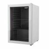 Husky 2.4 Cu. ft. 60-Can Freestanding Beverage Cooler Countertop Mini Fridge with Glass Door without Freezer (White)