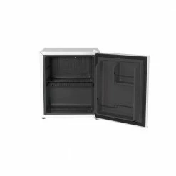 Husky 1.5 Cu. ft. 40-Can Solid Door Freestanding Countertop Quiet Mini Fridge with Reversible Door without Freezer (White) -ToolHub Shop white husky mini fridges osfs009 wm 4f 1000