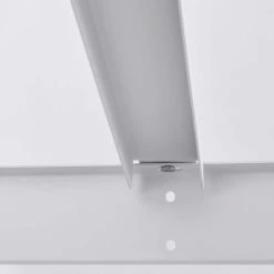 Husky Adjustable Height Overhead Ceiling Mount Garage Rack in White (42 in. H x 96 in. W x 32 in. D) -ToolHub Shop white husky overhead garage storage acr3296w p 44 1000