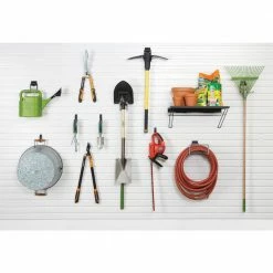 Husky Garage Slat Wall Starter Kit (8-Piece) -ToolHub Shop white husky slatwall panels 80235hwsk 1f 1000