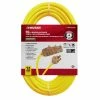 Husky 50 ft. 12/3 Lighted Triple Tap Extension Cord -ToolHub Shop yellow husky general purpose cords 76050hy 64 1000