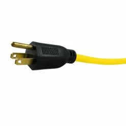 Husky 50 ft. 12/3 Extension Cord, Yellow -ToolHub Shop yellow husky general purpose cords hd 1004823554 4f 1000