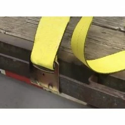 Husky 2 in. x 27 ft. Heavy-Duty Ratchet Tie-Down Strap with Flat Hooks -ToolHub Shop yellows golds husky ratchet straps fh0850 44 1000