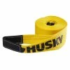 Husky 4 in. x 30 ft. Recovery Strap -ToolHub Shop yellows golds husky tie down hardware accessories 54502 64 1000